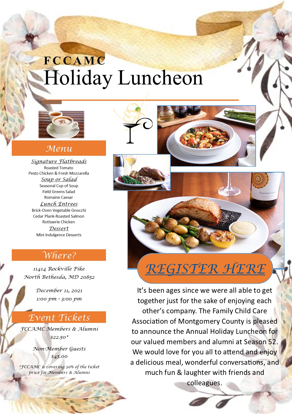Holiday Luncheon Flyer